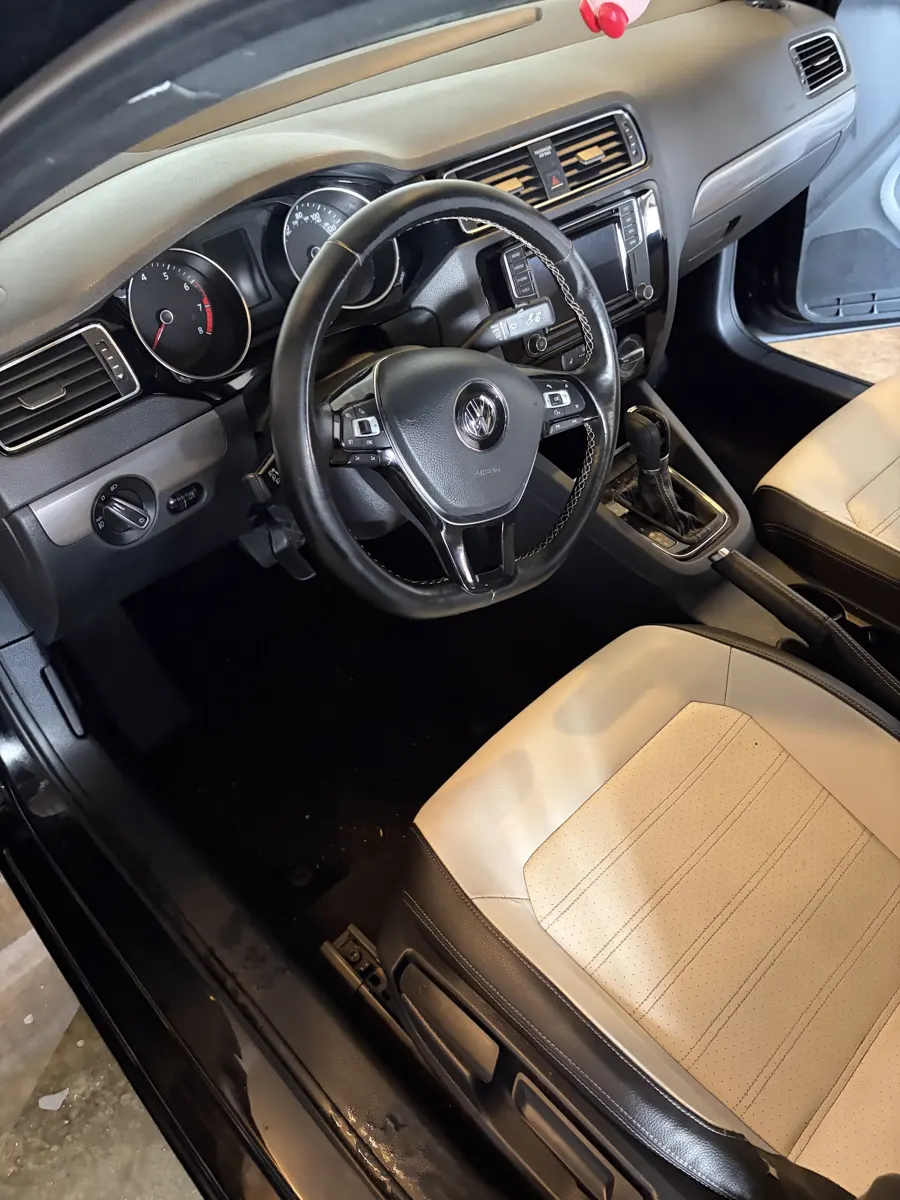 After: the same interior, clean